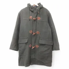 L/古着 エルエルビーン 長袖 ダッフル コート パーカー メンズ 90年代 90s ロング丈 濃緑【spe】 26jan21