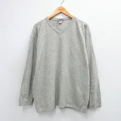L/古着 エアロポステール 長袖 セーター メンズ 90年代 90s ウール Vネック イタリア製 グレー 26jan21のサムネイル