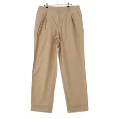 ジャンニ・ヴェルサーチェ ウール 3タック スラックス チェック パンツ ボトムス ベージュ 52【中古】のサムネイル