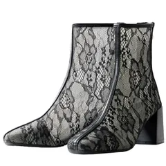 [MORE AUNI] ショートブーツ フォーマル 結婚式 お呼ばれ パーティー 二次会 謝恩会 発表会 演奏会 入学式 卒業式 卒園式 入園式 母親 ママ ママコーデ セレモニー 袴ブーツ 卒業式 痛くない 2 [ブラック / 3418] [24.0 cm]