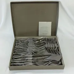【美品】アンジェラカミングス カフリンクス リーフ 925 シルバー 未使用 ANGELA CUMMINGS(アンジェラ・カミングス)カトラリーセット