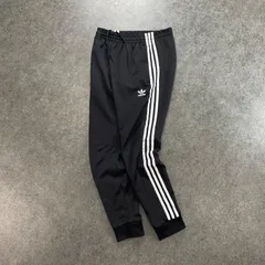 adidas SST TRACK PANTS 3-Stripes アディダス トラックパンツ ジャージ 3ストライプ トレフォイル ロゴ刺繍 ブラック 黒 メンズ GF0210 26N001