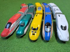 プラレール　お得な新幹線５色まとめセット　新幹線N700A系 ＆ E7系かがやき ＆ ドクターイエロー ＆ E5系新幹線はやぶさ & E6系新幹線こまち