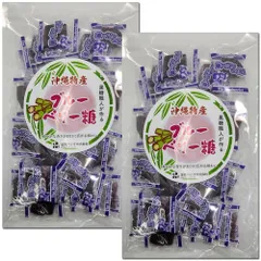 ブルーベリー糖 160g×2袋 沖縄県産黒糖100%使用 金秀バイオ ブルーベリー黒糖 個包装 職人仕込み ひとくち菓子 琉球銘菓 おやつ 持ち運び リフレッシュのサムネイル