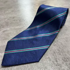 【タグ付き未使用】Givenchy ジバンシー レジメンタルストライプネクタイ シルク100% メンズ　バイカラー　ブルー　青　ライトブルー　水色　レッド　赤　ビジネス向け　イタリア製