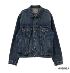 ポロラルフローレン フェイディド デニム トラッカー ジャケット XL