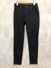 antiqua アンティカ ブラックデニム ストレッチ LA-00006 デニムパンツ sizeM/黒 ■■ レディース