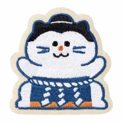 【メール便】磁石 おみやげ刺繍マグネット お相撲さん ねこ デコレ お土産 ホワイトボード 冷蔵庫 玄関扉 グッズ 