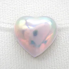 田崎真珠 タサキ TASAKI マベパール K18 WG ハート 750 ネックレス ワイヤー マベ真珠 ワイヤーネックレス ペンダント チョーカー ホワイトゴールド K18WG  ジュエリー 4648