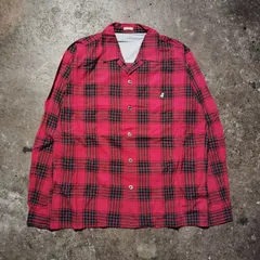 UNDERCOVER the Shepherd 2020ss タータンチェック オープンカラー シャツ アンダーカバー ザシェパード 20ss 刺繍 USY4402-1 4