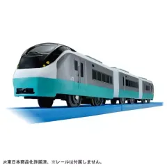 【中古】おもちゃ プラレール S-19 E657系特急ひたち(リバイバルカラー緑)
