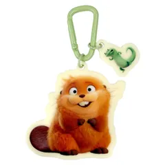 【メール便】私がビーバーになる時 キーリング アクリルキーホルダー ディズニー インロック コレクション雑貨 キャラクター グッズ 