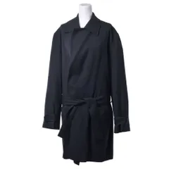Yohji Yamamoto ウール ベルト コートのサムネイル