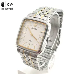 【中古】SEIKO SPIRIT 7N01-5210 腕時計 スクエア