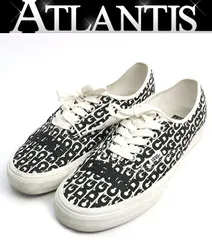 【広尾店】バンズ VANS CDG×VANS VAULT AUTHENTIC スニーカー メンズ キャンバス シューレース 白×黒 size42(約27cm) 【18616】