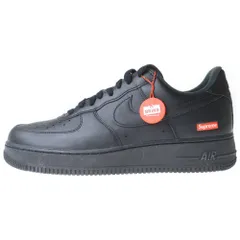 NIKE (ナイキ) ×SUPREME AIR FORCE 1 LOW エアフォース1 ローカットスニーカー ブラック US10/28cm CU9225-001