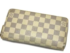 LOUIS VUITTON ヴィトン ジッピーウォレット ☆ N60019 ダミエ・アズール ホワイト 長財布 ラウンドファスナー CA0183 レディース ▼8C