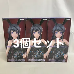 未開封 青春ブタ野郎はバニーガール先輩の夢を見ない BiCute Bunnies 桜島麻衣 フィギュア 3個セット SF3427 c107