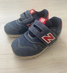 【良品✨】ニューバランス373 キッズスニーカー 14cm ネイビー 赤 NB ベビーシューズ