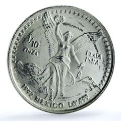 1985 メキシコ リベルタード銀貨 1オンス 純銀 - メルカリ