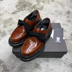 新品UNDERCOVER × ADIEV ブーツ 41 US8 参考上代121000円 UNDERCOVER × ADIEV 25AW リボン レザーシューズ