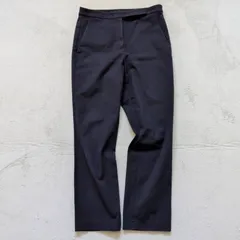 Theory セオリー クロップドパンツ 2 綿 ナイロン ネイビー 濃紺 ストレッチ ウォッシャブル ビジネス 通勤 フォーマル 卒業式 入学式 美品 匿名配送 送料無料