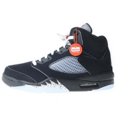 NIKE (ナイキ) AIR JORDAN 5 RETRO OG BLACK METALLIC REIMAGED エアジョーダン レトロ ブラックメタリックリイマジンド ハイカットスニーカー US9/27cm HF3975-001