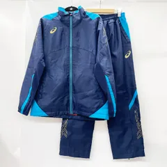 〇〇asics アシックス メンズ バックウオーム ブレーカージャケット＆パンツ 上下セット sizeM/S XAW531/XAW631