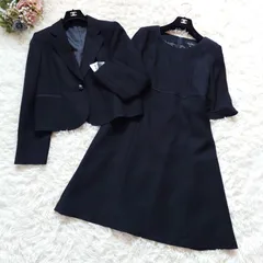 新品　ソーシャルタイム　Social Time　15号　大きいサイズ　喪服　ブラックフォーマル　セットアップ　ワンピース　テーラードジャケット　パイピング　フレア　フリル　ブラック　黒　スーツ　冠婚葬祭　セレモニー　オケージョン　入学式　卒業式　入園式　卒園式