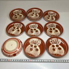 黒岩卓実さん (卓実窯 ） 赤絵の変形皿 5枚セット - メルカリ