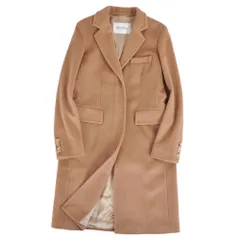 美品 マックスマーラ Max Mara コート 白タグ ロングコート キャメル1