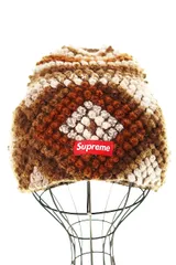 シュプリーム SUPREME 25AW TEXTURED KNIT BEANIE BROWN テクスチャード ビーニー ニット キャップ 帽子 ブラウン 茶色 【ブランド古着ベクトル】【中古】☆AA★▲260308