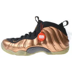 NIKE (ナイキ) AIR FOAMPOSITE ONE 314996-007 エアフォームポジット ワン コッパー ハイカットスニーカー US8.5/26.5cm ゴールド