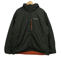 mont-bell(モンベル) ダウンジャケット サイズXL レディース カーキ×オレンジ 長袖/冬物/リバーシブル