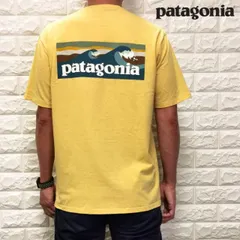 Patagonia Tシャツ ロゴ ポケット レスポンシビリティー 37655  SUYE Surfboard Yellow サーフボード イエロー
