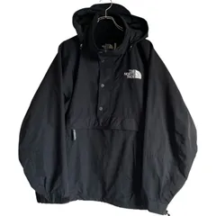 90s The North Face Nylon Anorak Jacket 黒 XL ノースフェイス アノラックジャケット ナイロンジャケット