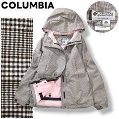 콜롬비아 COLUMBIA 타이타늄 TITANIUM 인터체인지 INTERCHANGE 신택스 쉘 재킷 파커 윈드 브레이커 점퍼 L 치조 격자 무늬 브라운 아웃도어 레이디스