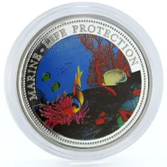 パラオ 5ドル 海洋生物保護シリーズ 魚 海 風景 銀貨 1994年 - メルカリ