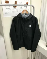 THE NORTH FACE ザノースフェイス ブラック フード ウィンドブレーカー ジャケット
