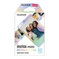 富士フイルム(FUJIFILM) インスタントカメラ チェキ用フィルム 10枚入 絵柄 (マーメイドテイル) INSTAX MINI MERMAID TAIL WW 1 [マーメイドテイル] [10枚]
