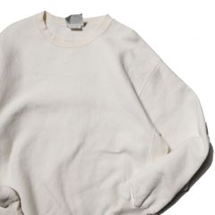 90's 00's リー Lee リバース仕様 ヘビーコットン スウェット 白 (L) ホワイト 無地 スエット 90年代 メキシコ製 旧タグ オールド アメリカ古着 USED ビンテージ ヴィンテージ