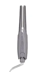 Nobby by TESCOM ストレートアイロン ヘアアイロン プロテクトイオン シルクコーティング 60~210℃ 海外対応 温度調整/ロック/メモリー機能 自動OFF 開閉ロック NIS500B ラク抜きプラグ スモーキーグレー NIS500B-H/