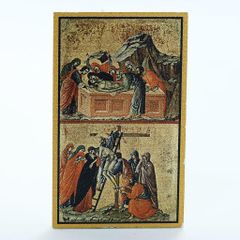 850『十字架 人物 磔刑 陶板』 /骨董品 古美術 アンティーク 古玩