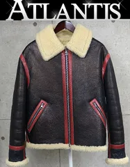 Louis Vuitton 銀座店 ルイヴィトン  LV SOUND DESIGN AND RECORD CLUB ムートン パイソン切り替え ジャケット size44 【102465】のサムネイル
