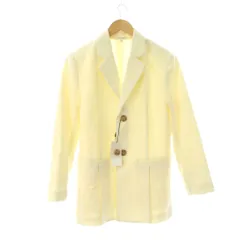 マウジー MOUSSY 22SS ジャケット 上着 F 白 テーラードカラー 長袖 2つボタン /JP