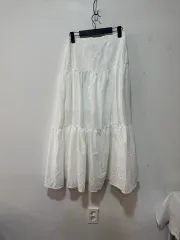 SHEIN 白 レース ロング スカート S