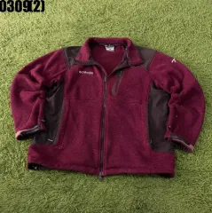 コロンビア フリース ジャケット バーガンディ