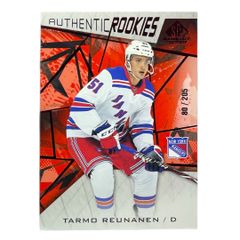 UPPER DECK NHL 카드 SP GAME USED TARMO REUNANEN NEW YORK RANGERS /205 #197 무료 배송 중고 IT2
