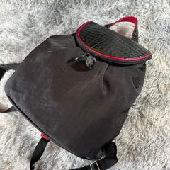 HARUBE ハルベ リュック バックパック 黒×シルバー ブラック 大容量 
