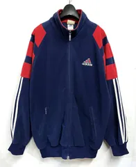 90s ヴィンテージ  adidas｜アディダス  パフォーマンスロゴ & 3ストライプス  ベロアトラックジャケット  ジャージ